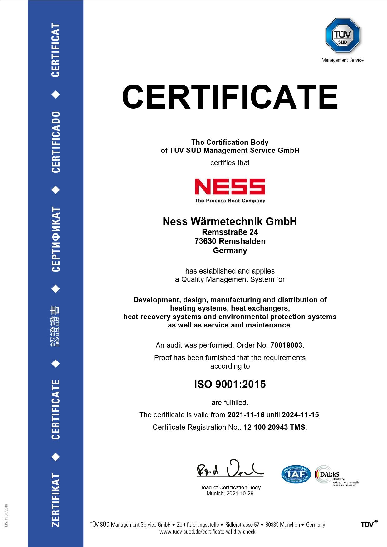 NESS ISO 9001 (English)